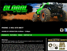 Tablet Screenshot of globaloffroadsupply.com